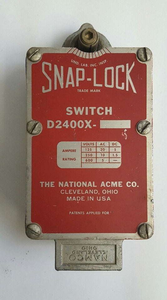 NAMCO D2400X SNAP-LOCK LIMIT SWITCH