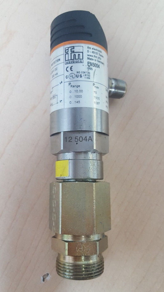 IFM EFFECTOR 18-36VDC ELECTRIC PRESSURE SENSOR PN5004