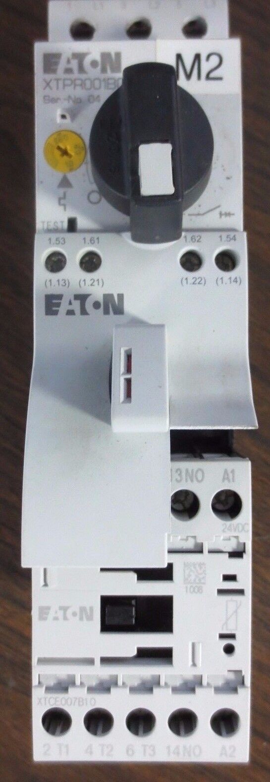 EATON XTPR001BC1 STARTER + XTCE007B10 CONTACTOR + OXM12DM + XTPAXFA11 AUX CONTAC