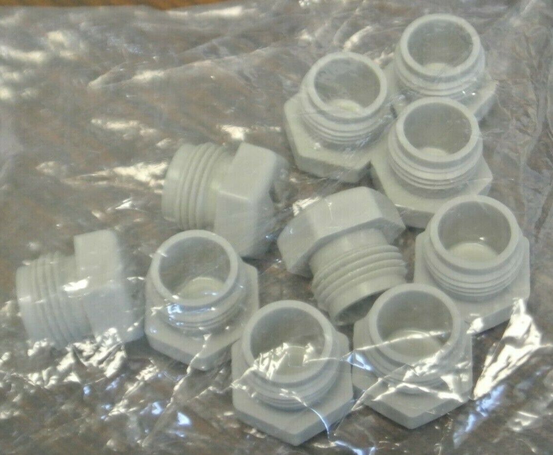 LOT of 11 / SMC EX500-AWTS / EX9A40 / WATERPROOF CAP M12 SOCKET 10pk + 1 - NEW