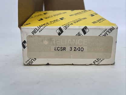 RELIANCE ECSR 3-2/10 CLASS RK5 TIME DELAY FUSE 600VAC 3-2/10AMP (BOX OF 10)