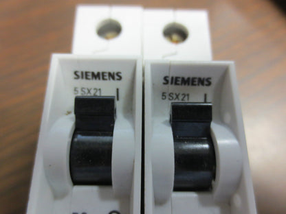 SIEMENS 5SX2 CIRCUIT BREAKER - 230/400V - LOT of 2...