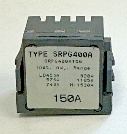 GE - SRPG400A150 - RATING PLUG W/ ADJUSTABLE INSTANTANEOUS TRIP - 150A