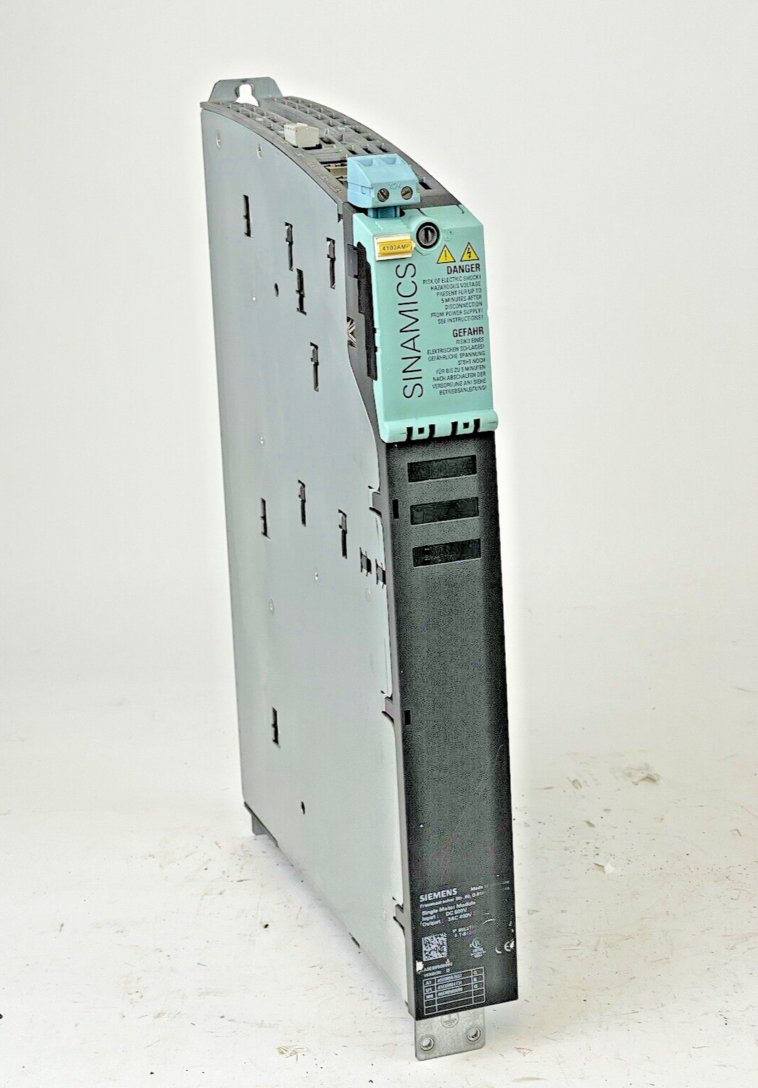 SIEMENS - 6SL 3120-1TE15-0AA3 SER. D - SINAMICS SINGLE MOTOR MODULE - 5A