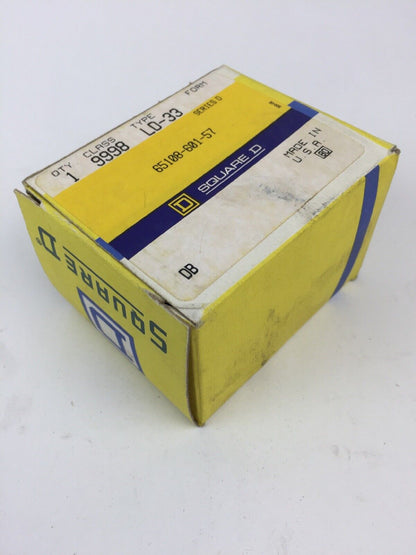 SQUARE D CLASS 9998 TYPE LD-33 CONTACT REPLACEMENT KIT