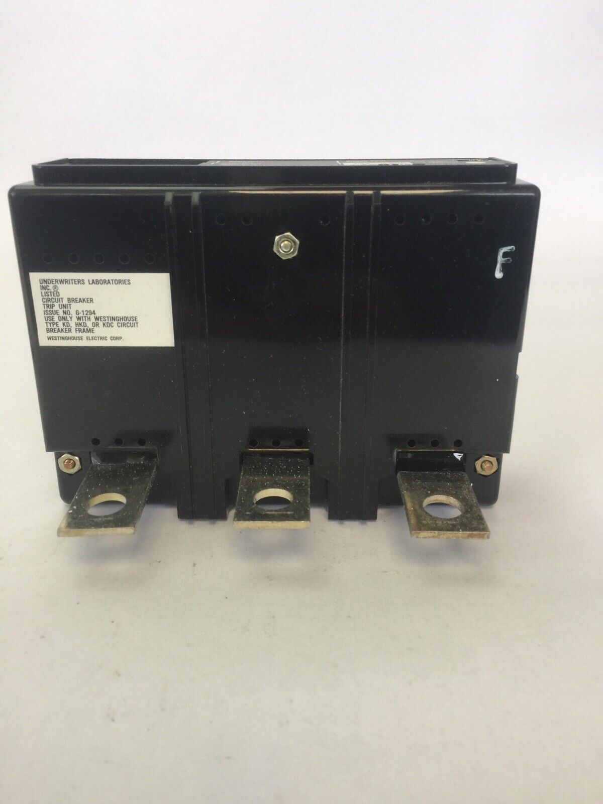 WESTINGHOUSE KS3250TG ELECTRONIC GROUND FAULT TRIP A1X3PK AUX SWITCH 6642C15G01