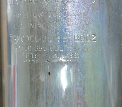 GE 9L15BCB002 THYRITE SECONDARY SURGE ARRESTOR, 0-650V, 2-POLE - NEW SURPLUS