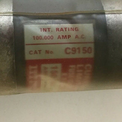 ITT C9150 FUSE CURRENT LIMITING CLASS J 150A 600VAC