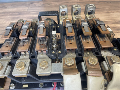 ALLEN BRADLEY 104-B250ND3 REVERSING STARTER SER B 250A 600VAC 250HP 193-DPD200