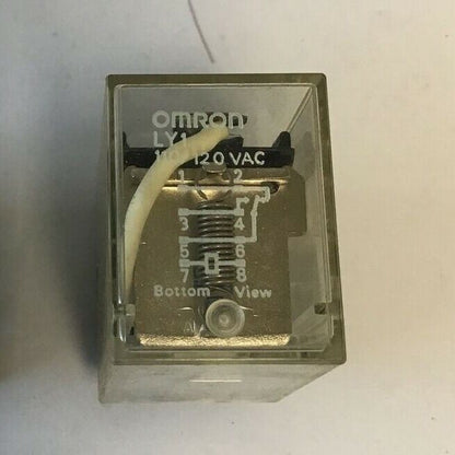 OMRON LY1 RELAY 110/120VAC 15A 28VDC  ***LOTOF2***