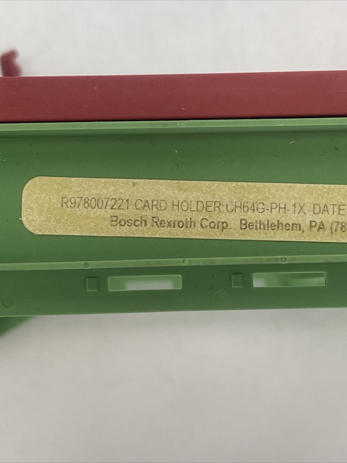 BOSCH REXROTH R978007221 CARD HOLDER CH64G-PH-1X 2263117 SKBI 64/G64 PHOENIX