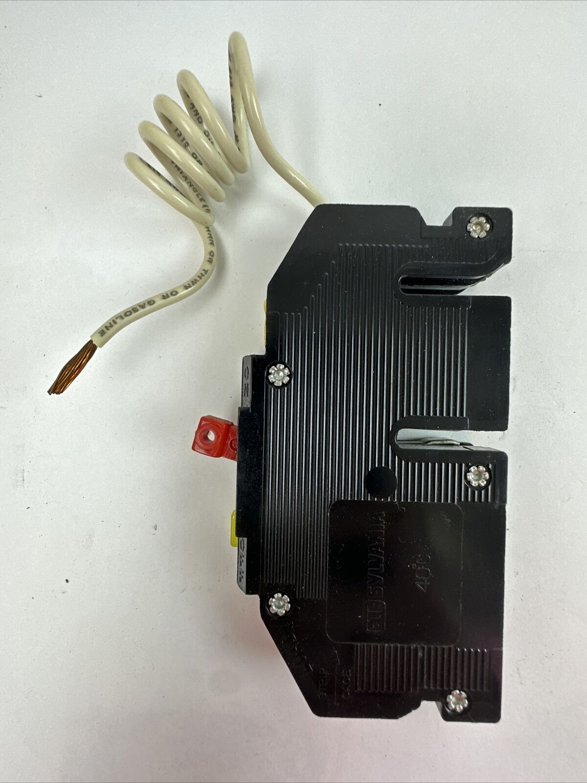 SYLVANIA HRGF-20 GROUND FAULT Q-R CIRCUIT BREAKER 20AMP 1POLE 120VAC TYPE HRGF