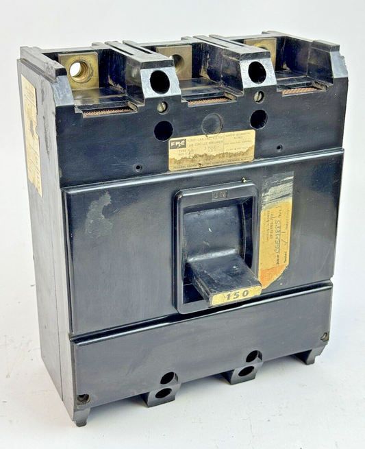 FPE - NJL631150 - MOLDED CASE CIRCUIT BREAKER - 150 A, 3 POLE, 600 VAC, LB-650