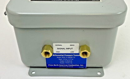 FIVES NORTH AMERICAN COMBUSTION 8244-15 DIFFERNTIAL PRESSURE TRANSMITTER 40VDC