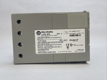 ALLEN BRADLEY 1426-M5E POWER MONITOR 5000 BASIC MODULE SER A FRN 2.45