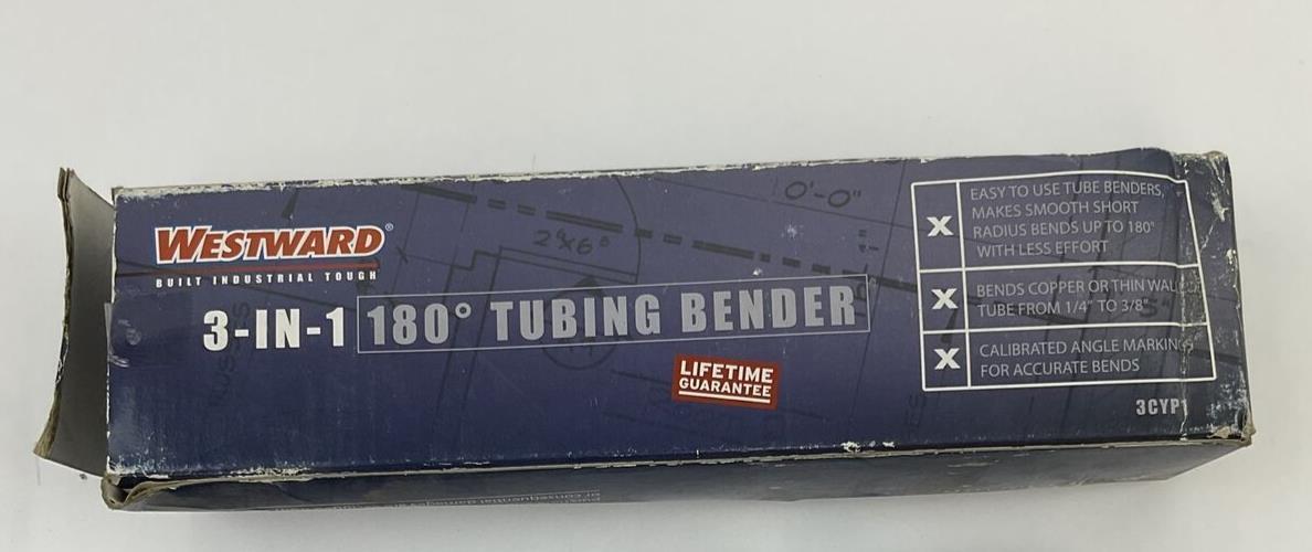 WESTWARD 3CYP1 TUBING BENDER 3-IN-1 1/4"-3/8"