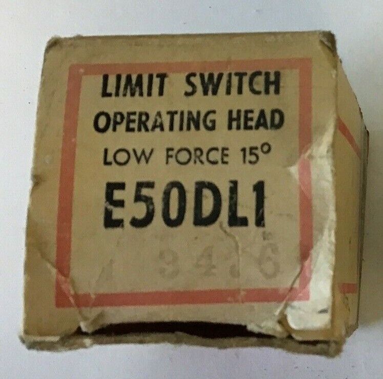 CUTLER HAMMER E50DL1 LIMIT SWITCH OPERATING HEAD