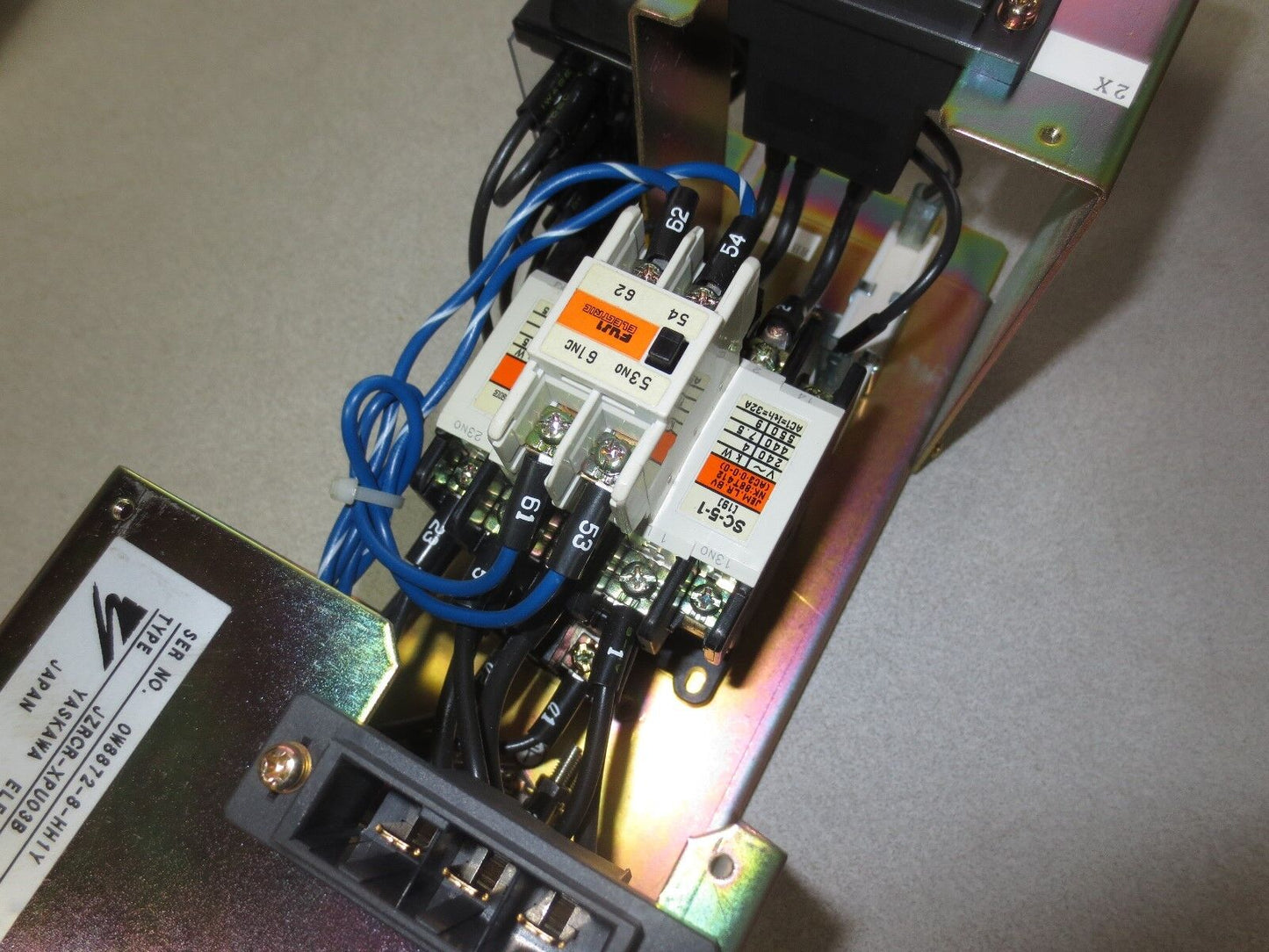 YASKAWA JZRCR-XPU03B SERVO POWER SUPPLY, ROBOTIC / CONTACTOR ASS'Y - NEW SURPLUS