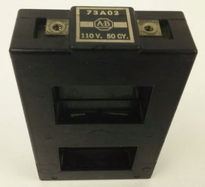 ALLEN BRADLEY 73A02 COIL 110V @ 50HZ, MISSING METAL CONTACT! SO LISTING AS PARTS