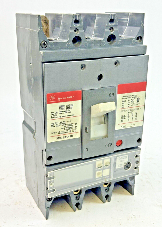 GE - SGLB36BA0150 - CIRCUIT BREAKER - 3 POLE/600 VAC/150A - W/ 100 A RATING PLUG
