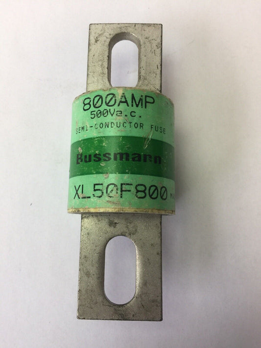 BUSSMANN XL50F800 SEMI-CONDUCTOR FUSE 800 AMP 500 VAC