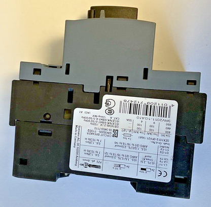 SIEMENS 3RV2011-1GA10 CONTACTOR 82A CLASS10 CAT.A 50/60HZ ***LOTOF2***