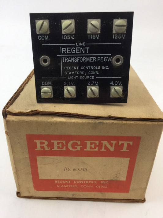 REGENT PE6VA TRANSFORMER LINE 105-125V LIGHT SOURCE 2.1-4.0V