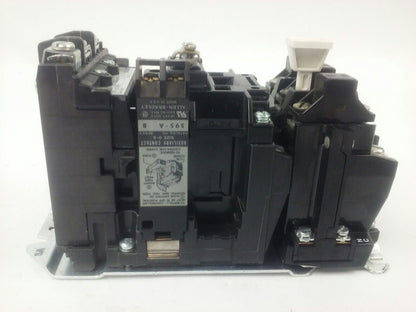 ALLEN BRADLEY 500F-BOD930 SER. C STARTER, SIZE 1, 27A, 600V, 120V COIL, W39,USED