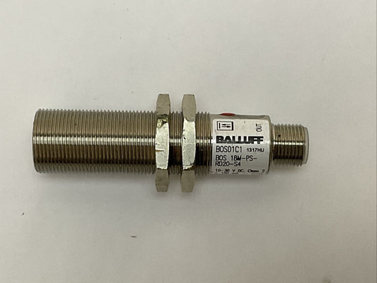 BALLUFF B0S 18M-PS-RD20-S4 PHOTOELECTRIC SENSOR 10-30VDC