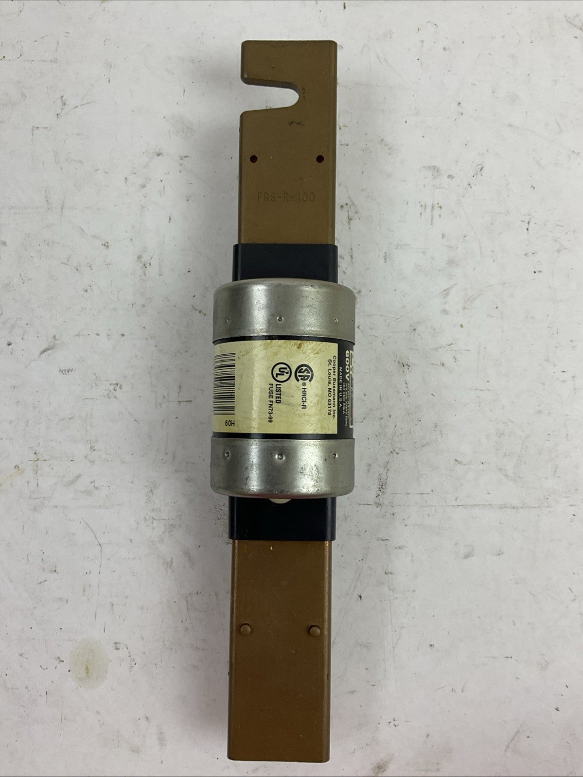 FUSETRON FRS-R-400 600VAC 300VDC 400AMP CLASS RK5 FUSE TIME-DELAY DUAL-ELEMENT