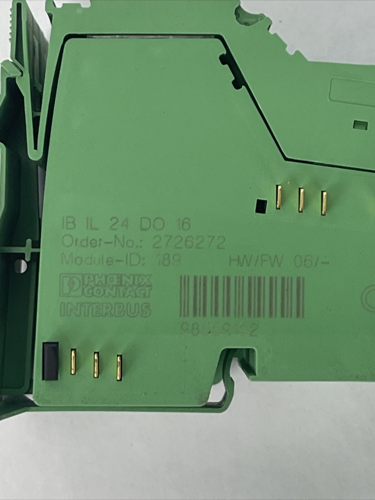 PHOENIX CONTACT IB IL 24 DO 16 INTERBUS OUTPUT TERMINAL BLOCK