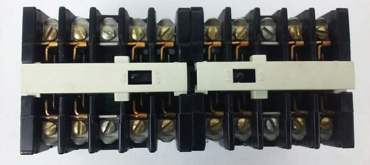 GENERAL ELECTRIC CR120C08002AA SER. A, OVERLOAD RELAY, 300V, 115V COIL,10A,CR120