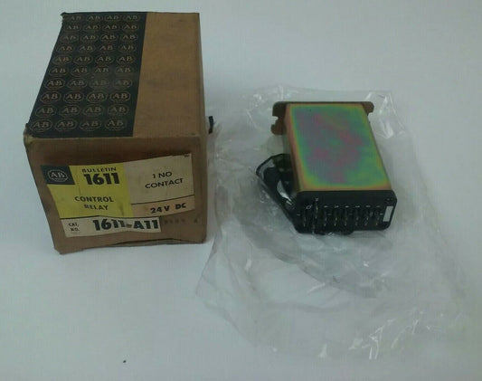 ALLEN BRADLEY, 1611-A11X589 SER. A CONTROL RELAY, 24VDC, 120VAC, 30A MAKE, 3A