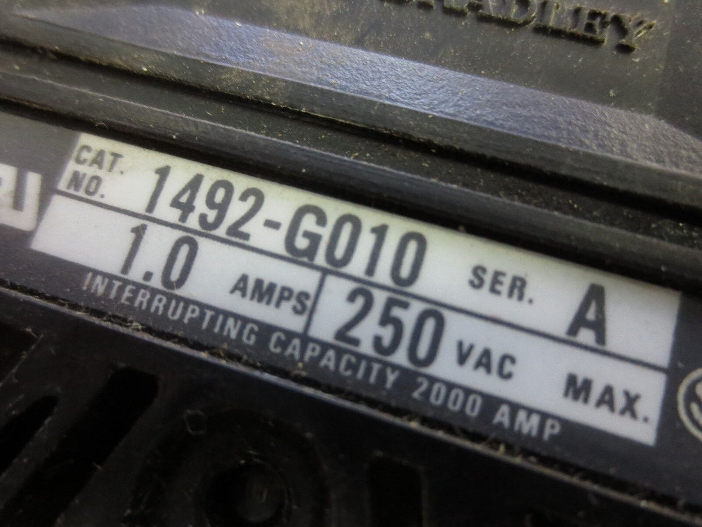 ALLEN-BRADLEY 1492-G010 Ser. A - SINGLE POLE CIRCUIT BREAKER - 1.0A NEW SURPLUS