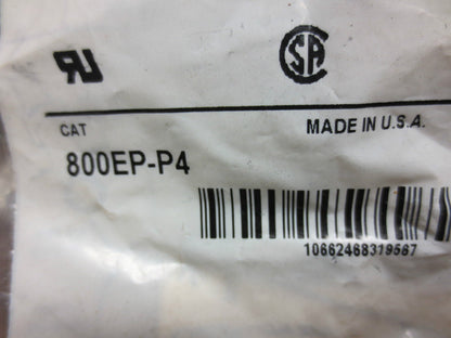 ALLEN-BRADLEY 800EP-P4 - PILOT LIGHT - RED - NEW SURPLUS