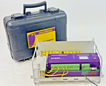 DATA TAKER - DT600 SER. 3 - TEMPERATURE SURVEY SYSTEM - DATA LOGGER
