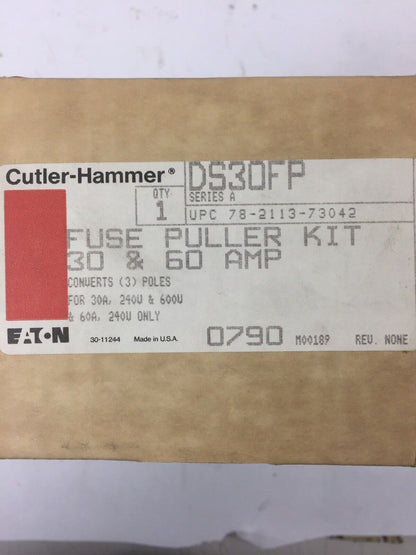 CUTLER HAMMER DS30FP FUSE PULLER KIT 30 & 60 AMP SERIES A