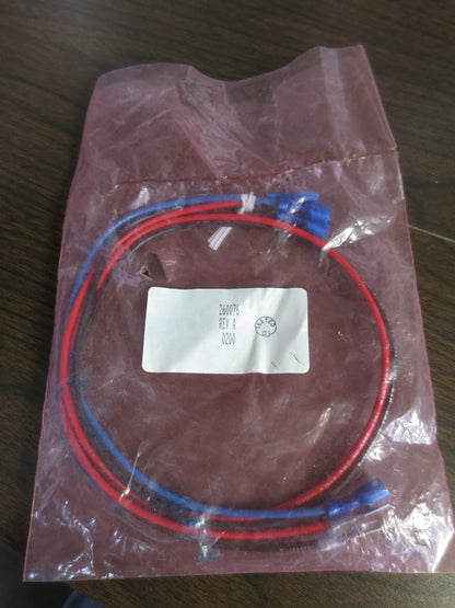 EDWARDS 260076 Rev. A - WIRE CABLE SET RED, BLUE, BLACK - NEW SURPLUS