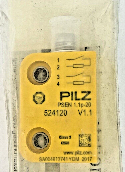 PILZ - PSEN 1.1P-20/PSEN 1.1-20/8MM -MAGNETIC N/C SAFETY SWITCH-514120 V1.0/V1.1