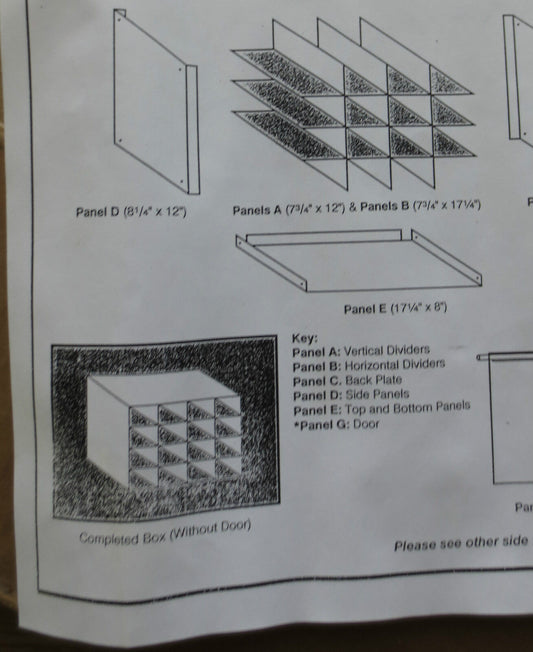 PRINZING PD247E LAB SAFETY SUPPLY 24247 GLASSES/GOGGLES HOLDER - NEW SURPLUS