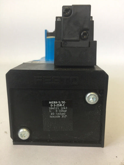 FESTO MEBH-5/3E-D-3-ZSR-C SOLENOID VALVE