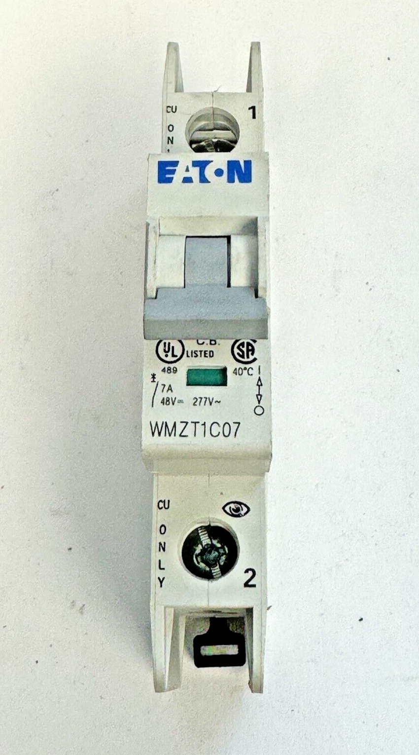 EATON - WMZT1C07 - CIRCUIT BREAKER - 1 POLE/ 7 A/ 277 VAC