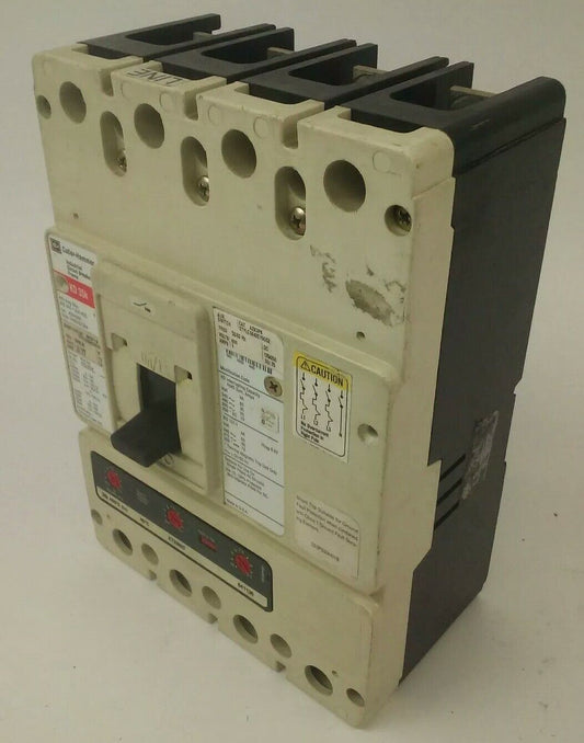 CUTLER HAMMER CIRCUIT BREAKER KD4400F 400A 4P 600V,300A TRIP KT3300T, SNT3P11K