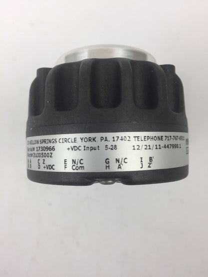 RED LION ZUJ0500Z LARGE THRU-BORE ROTARY PULSE GENERATOR