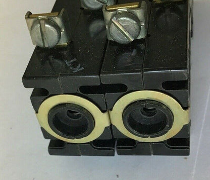 GENERAL ELECTRIC CR290U207 TANDEM BLOCK 600V 4N0-4NC NC CONT.