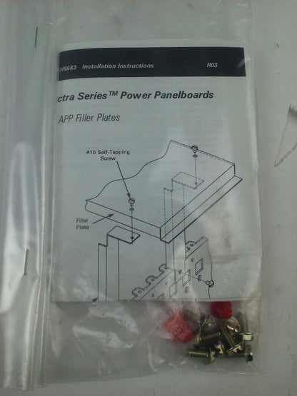 GENERAL ELECTRIC SPECTRA SERIES APP6W FILLER PLATE 35''x 8 1/4''