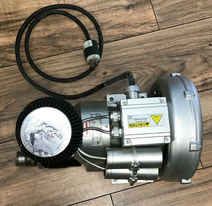 AIRTECH VACUUM 3BA1300-7AS15-Z Press. Regenerative Blower 60HZ 0.45KW/0.6HP 230V