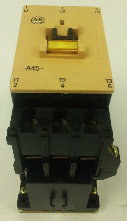 ALLEN BRADLEY 100-A45NZ*3 SER. B, CONTACTOR, 3PH, 600V, 45A, 40HP, 660/690V 22kW