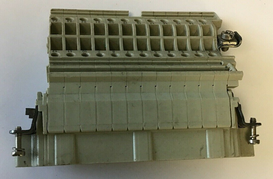 HARTING HS12 "MALE" 16A 380V / HAN E AV TERMINAL BLOCK CONNECTOR 600V