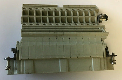 HARTING HS12 "MALE" 16A 380V / HAN E AV TERMINAL BLOCK CONNECTOR 600V